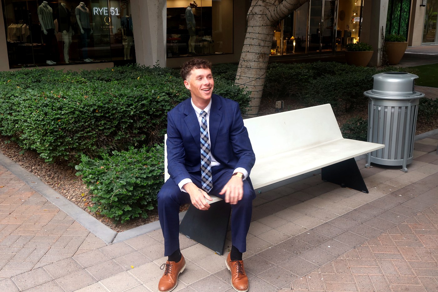 Jacob Johns meeting with clients